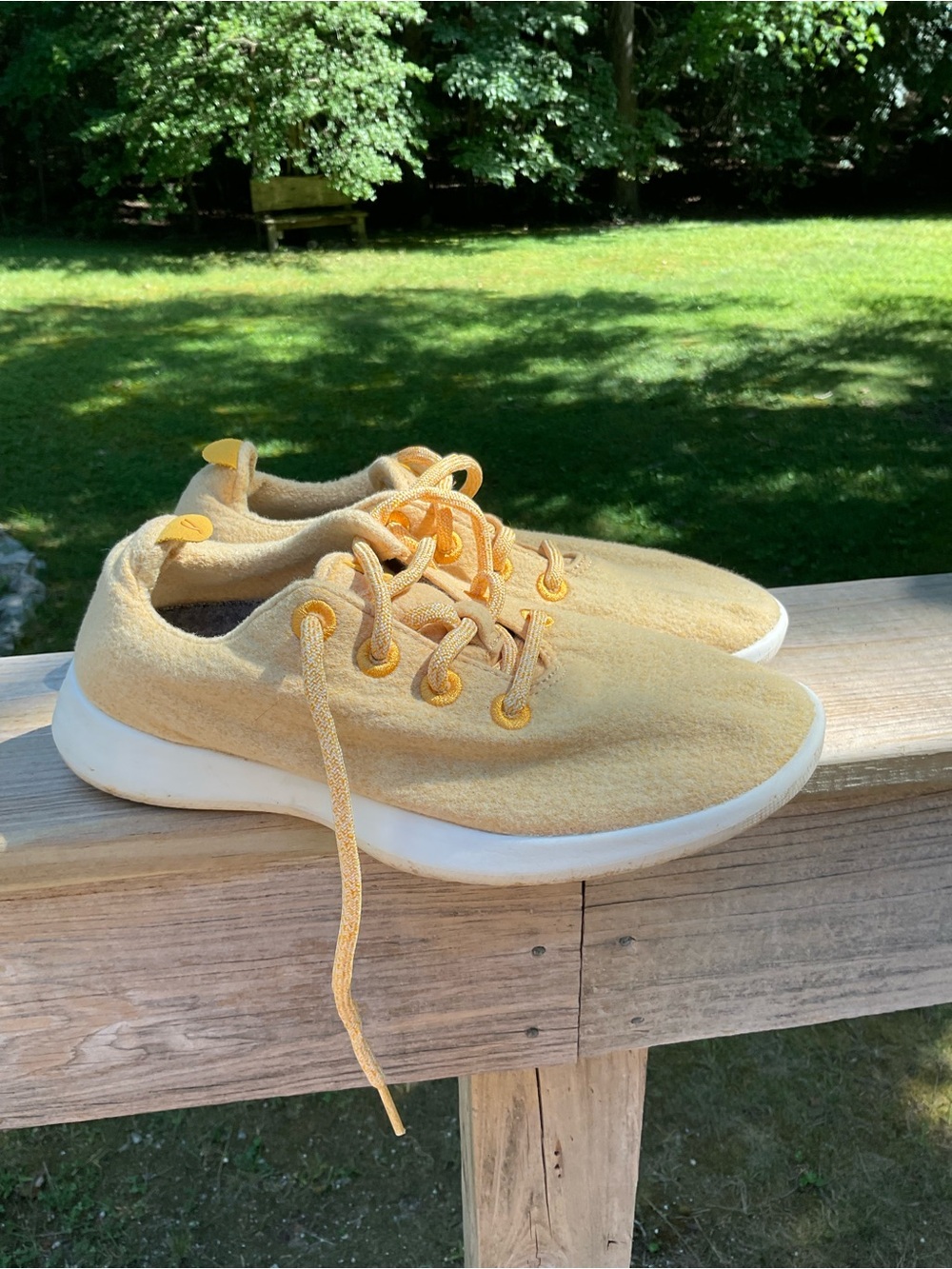 Allbirds Wool Runners In Light Yellow